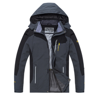 Veste de randonnée imperméable pour homme, grande taille, coupe-vent, camping, chasse, course à pied, trekking, pêche, manteau, extérieur 1